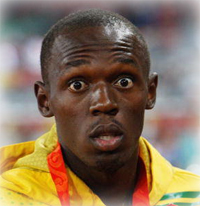 Usain Bolt loses