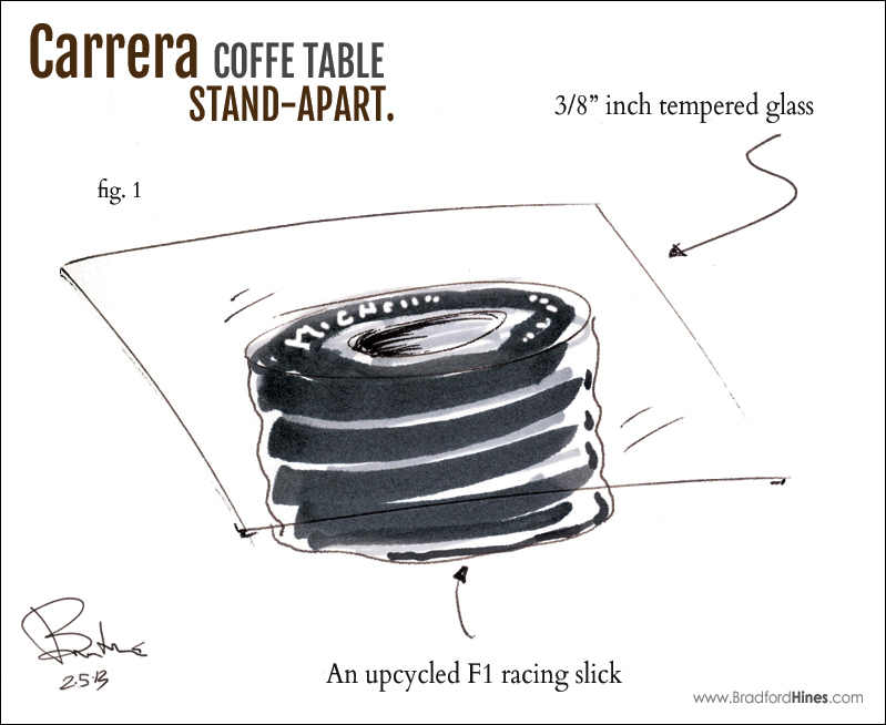 brad hines design coffee table